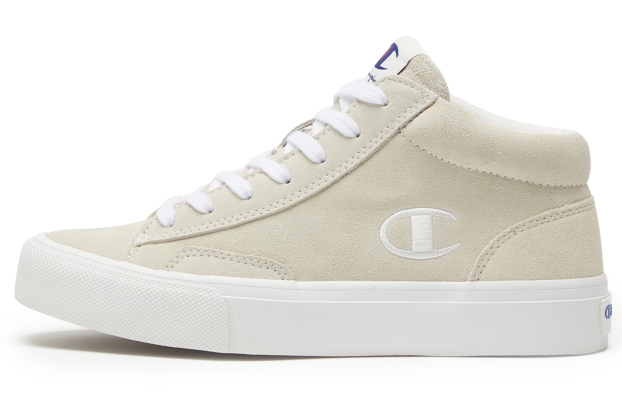Champion Essentials Collection Mid top Skateboard Shoes Unisex Beige