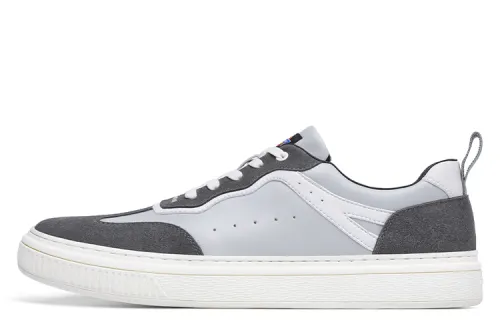 Dickies Microfiber Leather Low top Skateboard Shoes Men's Black Gray