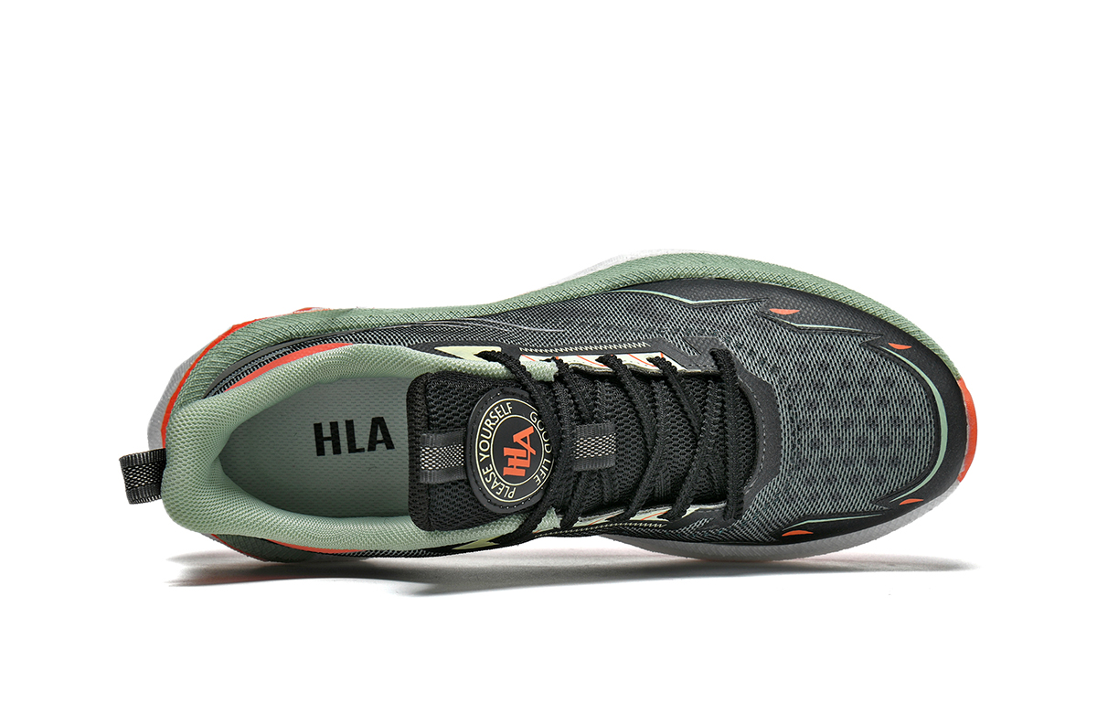 HLA Fabric Cushioning Slip Resistant Low top Running Shoes Men’s