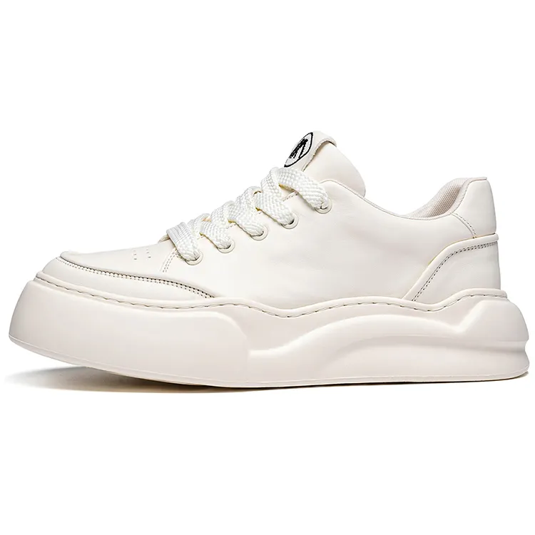 Anthony Miles Cow Leather Slip Resistant, Abrasion Resistant, Height Increasing Low top Skateboard Shoes Men's