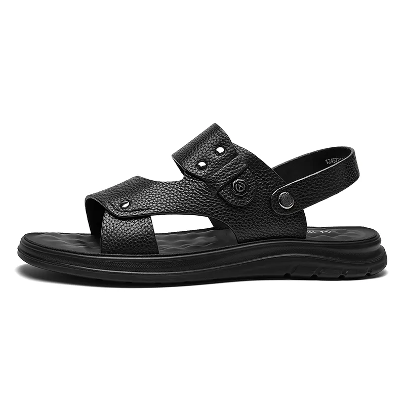 Trend universal fashionable beach black sandals