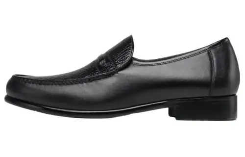 Chrisdien Deny Sheepskin Casual Shoes Men's Black
