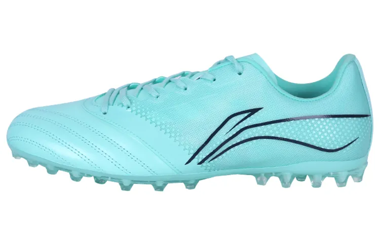 Li Ning Iron MG Multi Ground Artificial Turf PU Leather Cushioning Slip Resistant Abrasion Resistant Lightweight