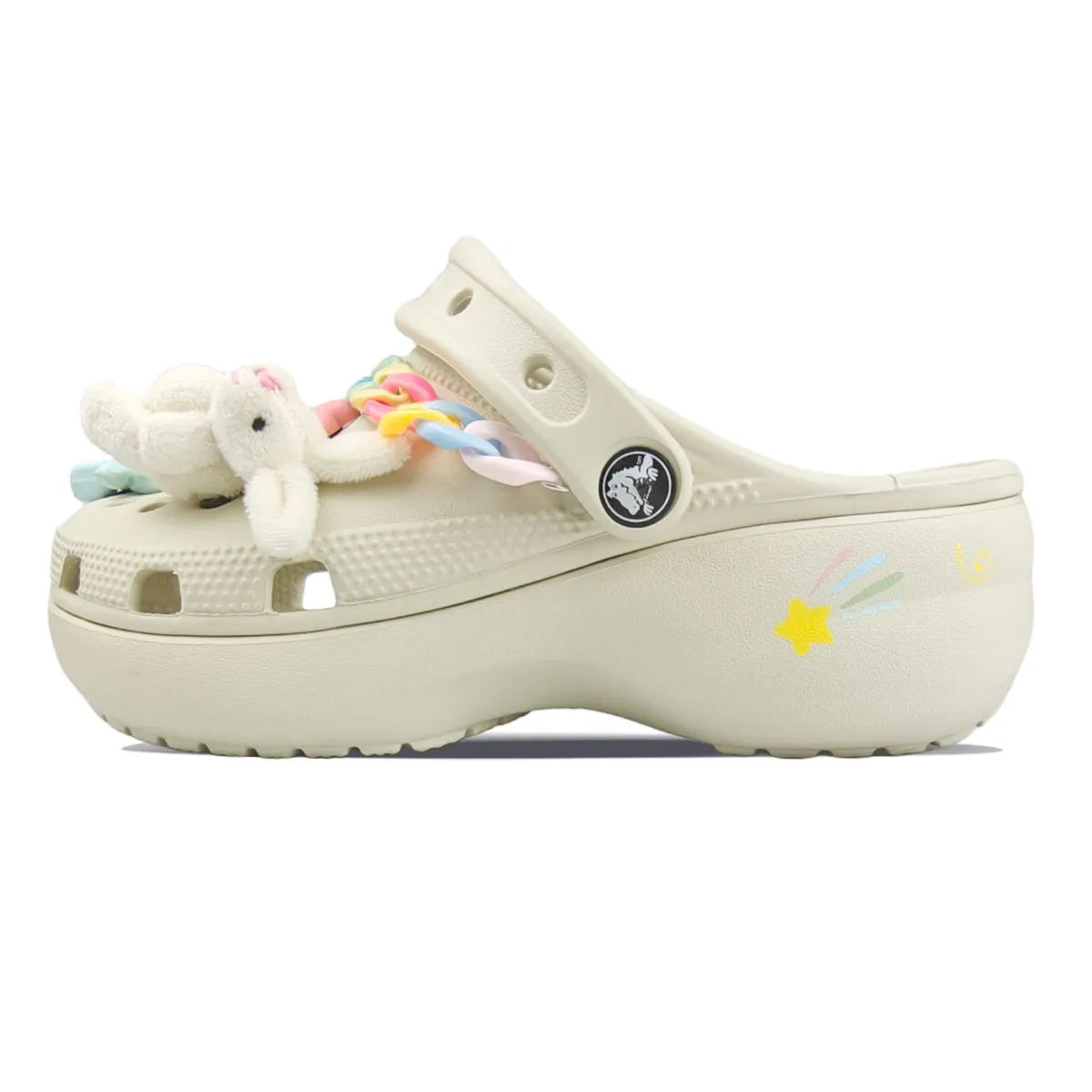 Crocs Classic Platform Clog EVA Clogs Women's White