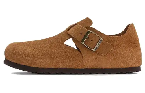 Birkenstock London Suede Leather 'Mink'