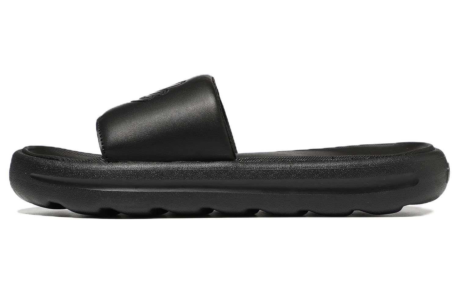 FILA Drifter Tube Casual Sports Slippers Unisex Black Version