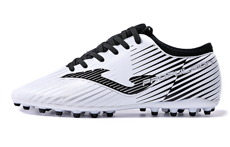 Joma FG Firm Ground Slip Resistant Abrasion Resistant Soccer Shoes Unisex Black
