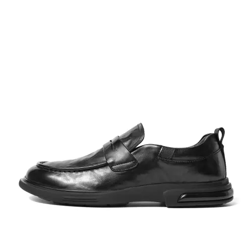 BELLE Men's Casual Shoes Men's Low Top Black