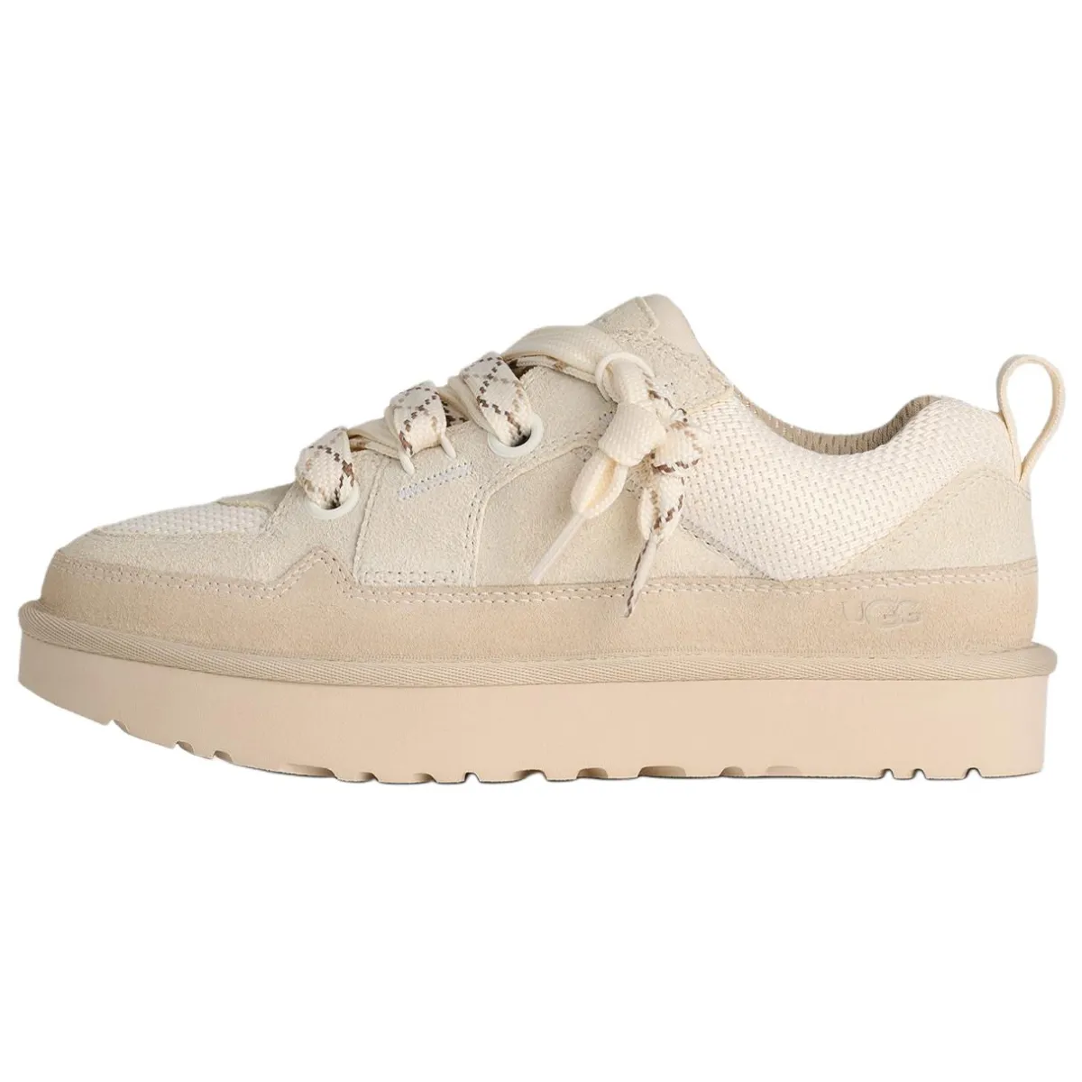 UGG Highland Low top Skateboard Shoes Women's Jasmine White