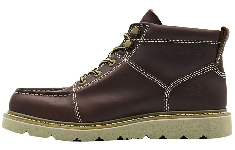 CAT Mid B4C Outdoor Boots Men's Dark Brown