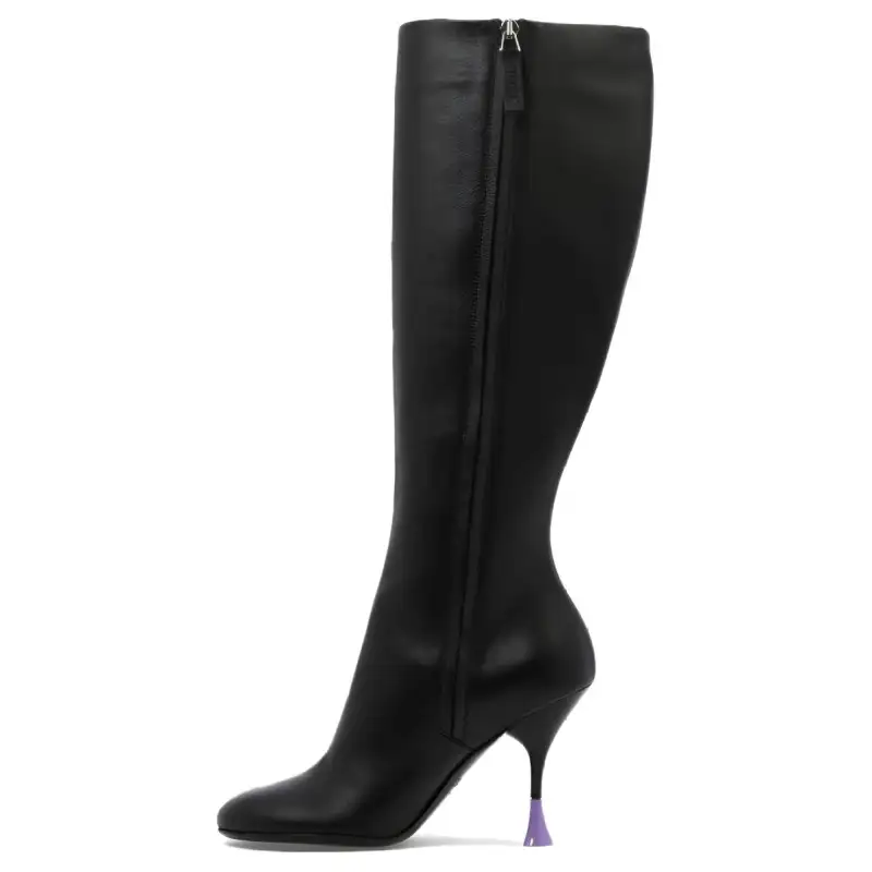 3JUIN Knee high Boots Women's Black