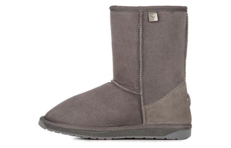EMU Australia Sheepskin Crew Snow Boots Men's Gray