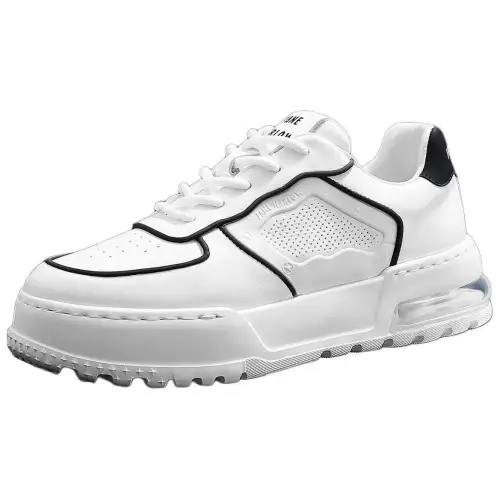 JANE HARLOW Breathable And Lightweight Low top Casual Shoes Men's White