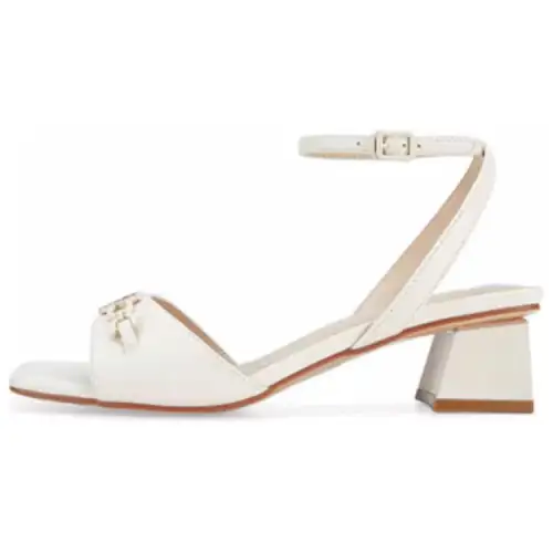 D FUSE SCANDINAVIA Microfiber Leather One Strap Sandals 4.5cm Women's