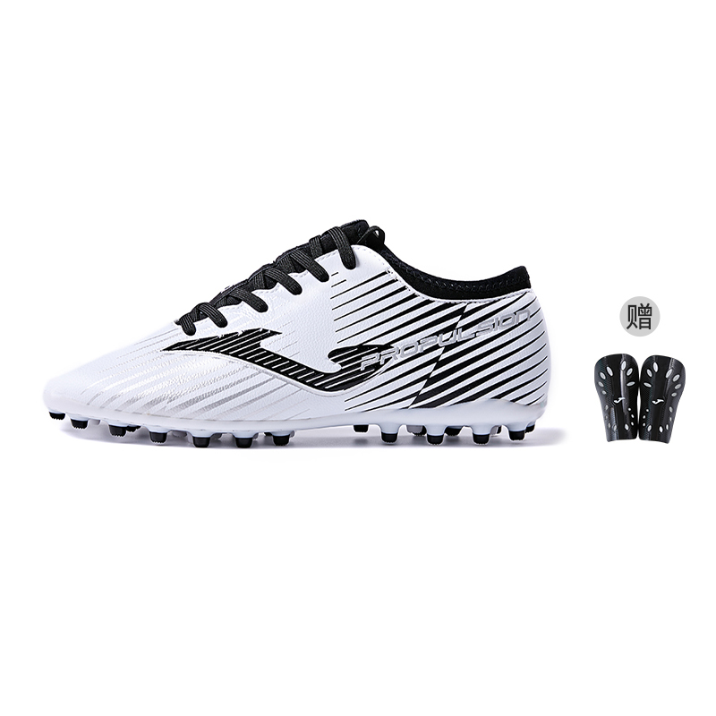 Joma FG Firm Ground Slip Resistant Abrasion Resistant Soccer Shoes Unisex Black