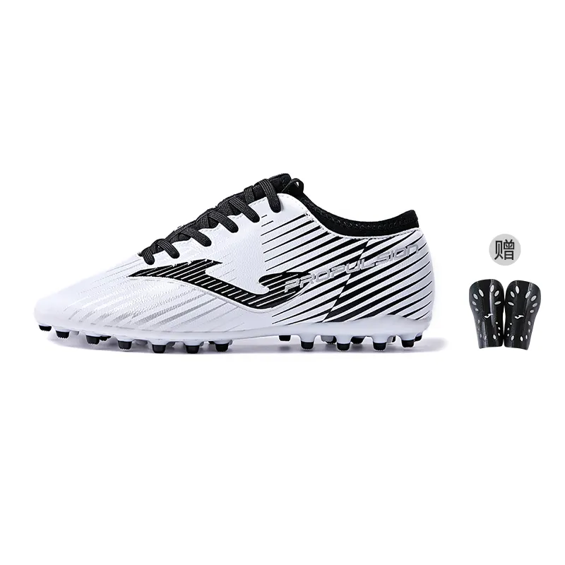 Joma FG Firm Ground Slip Resistant Abrasion Resistant Soccer Shoes Unisex Black