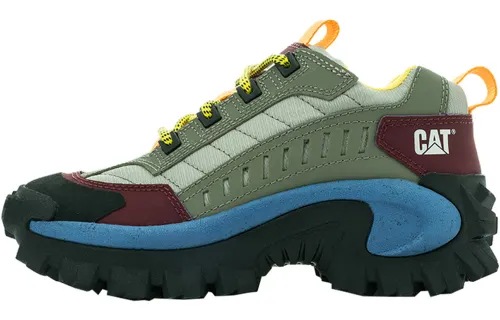 CAT Chunky Sneakers Unisex Low Top Xingji Gray Green