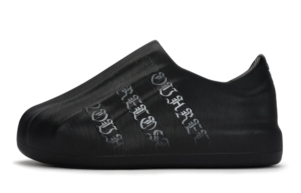 Adidas Originals AdiFOM Superstar Abrasion Resistant Abrasion Resistant Low top Casual Shoes Unisex Black Gray