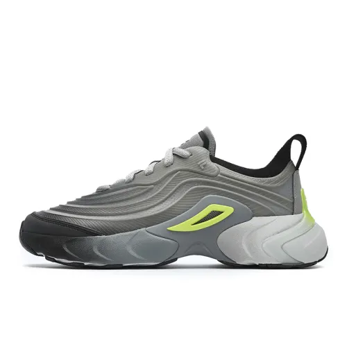 FILA FUSION Ray 4 Abrasion Resistant Low top Casual Shoes Men's Silver