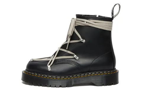 1460 Rick Owens x 1460 Dr.Martens Bex Leather Boot 'Black'