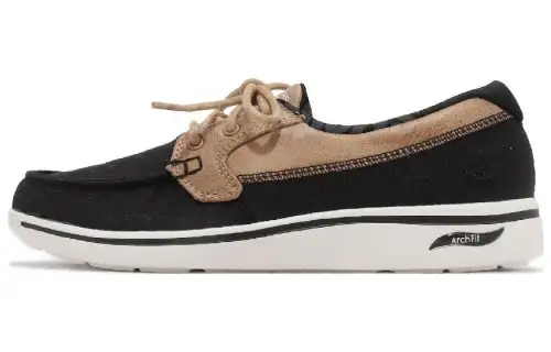 Skechers ARCH FIT UPLIFT Wear resistant And Lightweight Low top Casual Shoes Women's Black Brown