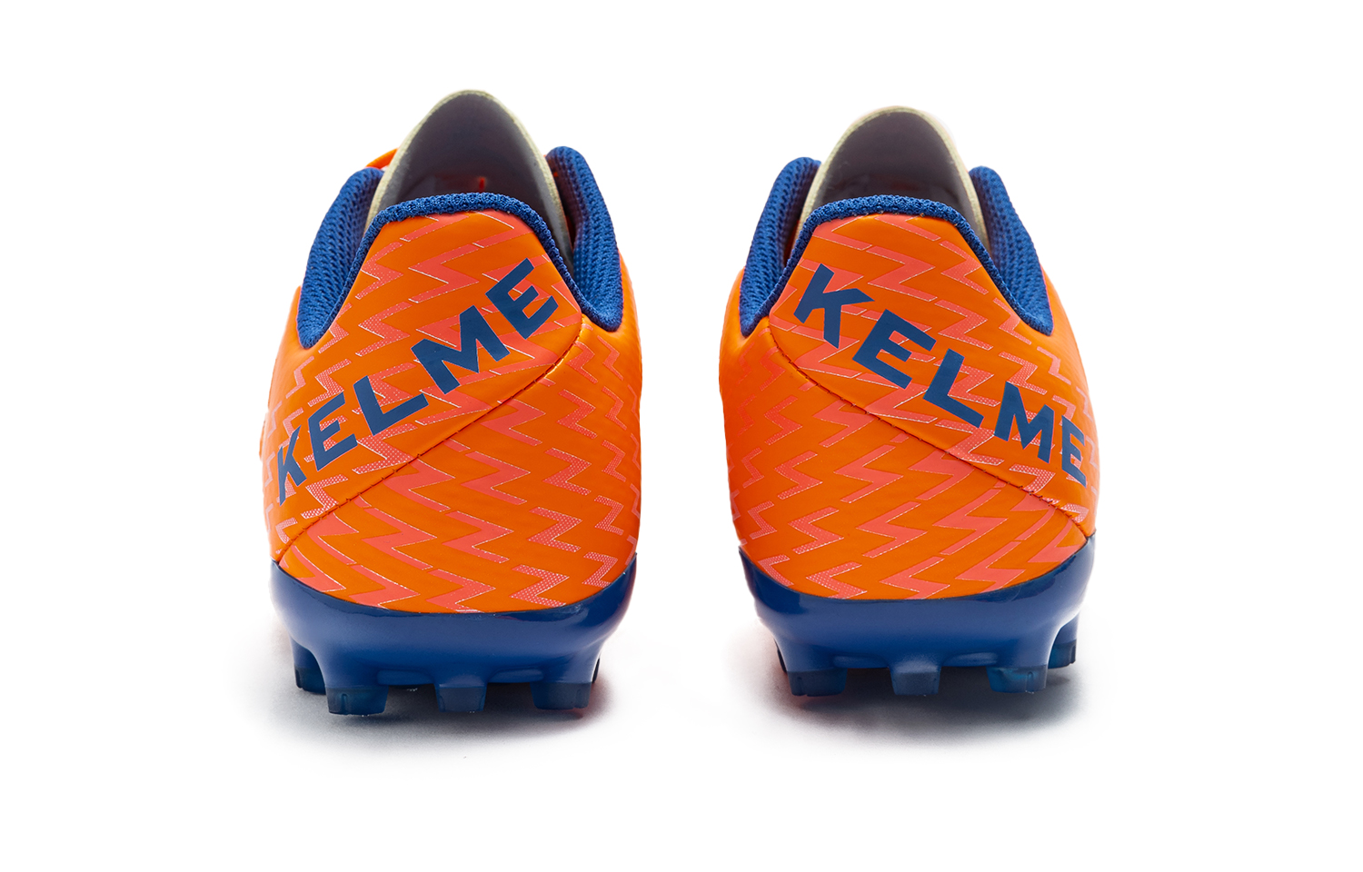 KELME MG Multi Ground Artificial Turf Slip Resistant And Breathable Soccer Shoes Unisex Bright Orange