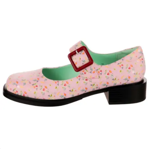 IRREGULAR CHOICE Pu Mary Jane Shoes Women's Pink