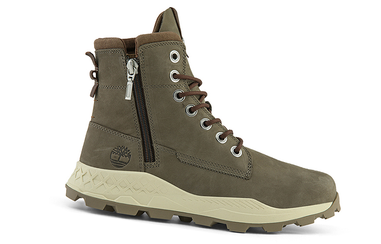 Timberland Brooklyn Side Zip Wide Fit Boots 'Dark Brown'