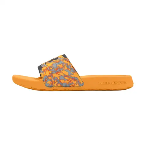 Under Armour Quiet Cushioning Slide Slippers Men's New Star Orange