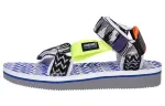 Suicoke Fabric Logo Fashion Sandal Men's Blue Black