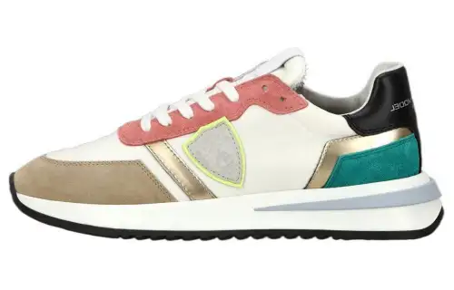 PHILIPPE MODEL Leather Low top Casual Shoes Women's White Brown