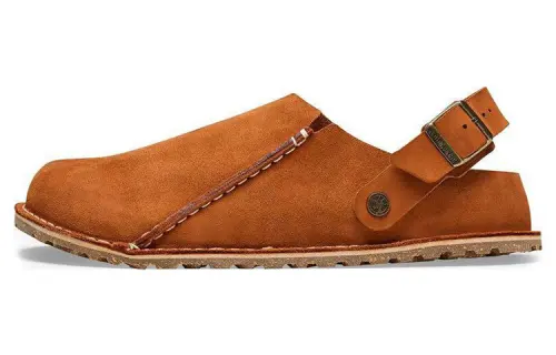 Birkenstock Lutry Premium Suede Leather Narrow Fit 'Mink'