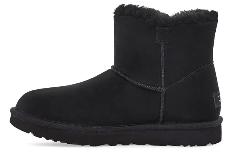 UGG Mini Bailey Button Gem Classic Boot 'Black' Women's