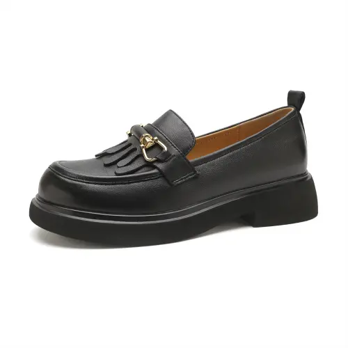 D FUSE SCANDINAVIA Loafers 4.3cm Women's Black