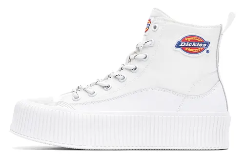 Dickies Canvas Shoes Women's High Top Ecru