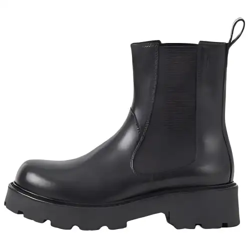 VAGABOND SHOEMAKERS Leather Comfortable Short Chelsea Boots Women's Black