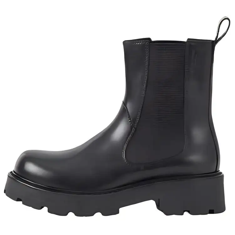 VAGABOND SHOEMAKERS Leather Comfortable Short Chelsea Boots Women's Black