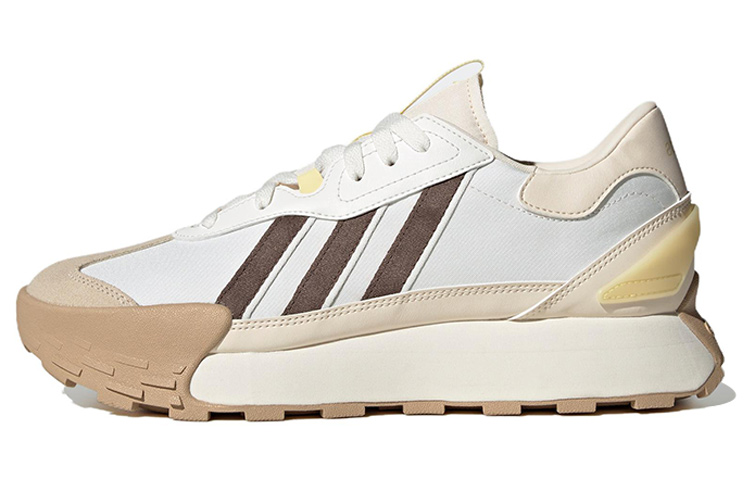 Кроссовки adidas neo Futro Mixr (бело-коричневые)