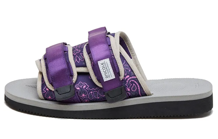 Suicoke Rubber Sole Slide Slippers Men's Purple