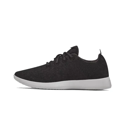 Allbirds Wool Runner Fabric Slip Resistant Low top Sports Casual Shoes Women's Premium Black