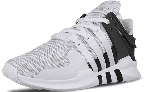Детские кроссовки adidas originals EQT Support ADV (черно-белые) — фото 2