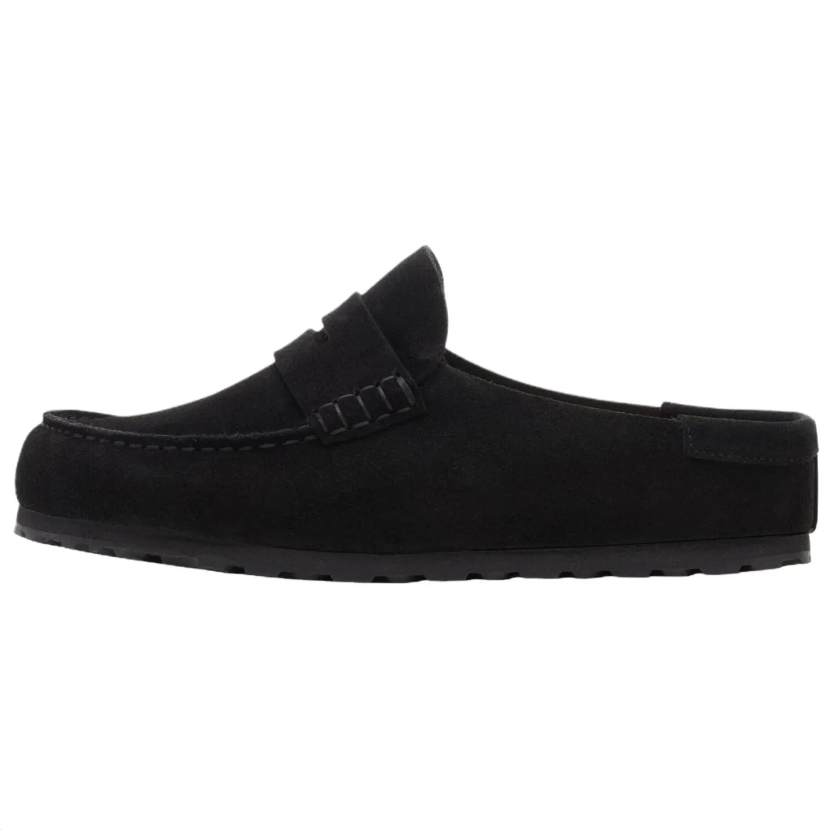 Birkenstock Naples Rubber Sole No Special Function Closed Toe Slippers Unisex Black Narrow