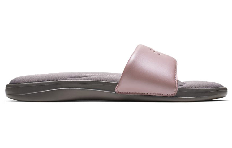 Женские шлепанцы Nike Ultra Comfort 3 Slide (серо-розовые) — фото 2