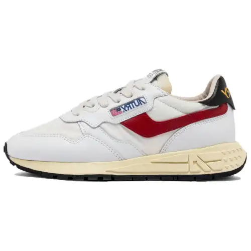AUTRY Leather Abrasion Resistant Abrasion Resistant Low top Casual Shoes Women's White