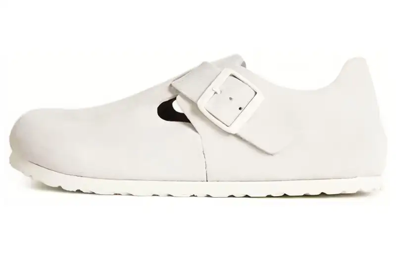 Birkenstock Suede Casual Shoes Men's White
