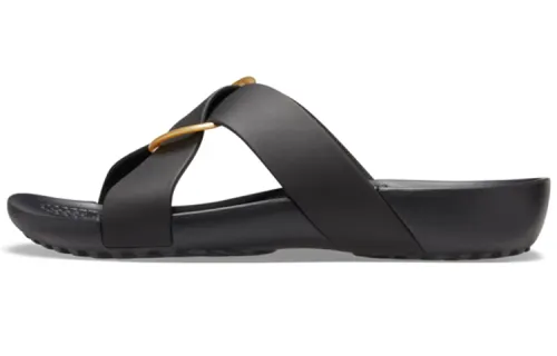 Crocs Serena Slide Slippers Women's Black