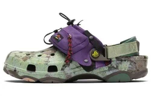 Bodega x Crocs All Terrain 'NICT TECH' Clogs Slip Resistant Abrasion Resistant Sports Sandals Unisex Purple Green