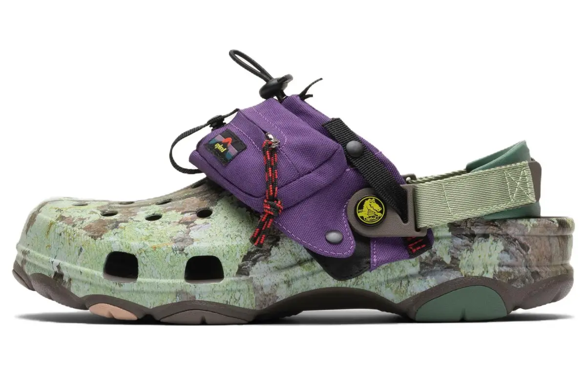 Crocs x Bodega All Terrain 'NICT TECH' Clogs Sports Sandals Unisex Purple Green