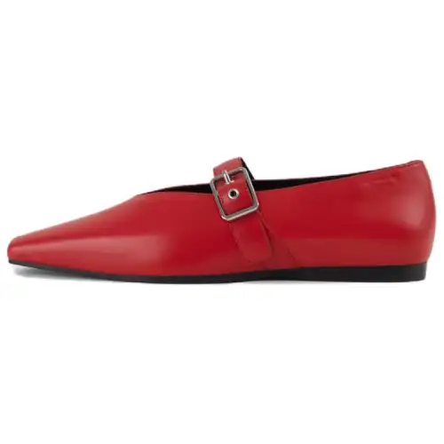 VAGABOND SHOEMAKERS Leather Mary Jane Shoes Women's Red