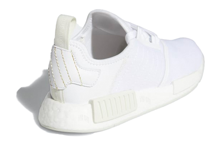 Женские кроссовки adidas originals NMD_R1 (чисто-белые) — Белый — фото 4